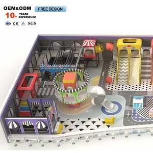 Proveedor de equipos de juegos infantiles comerciales para interiores de la serie rosa y morada - Product Image 3
