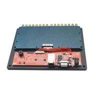 Nuevo diseño R2000/E710 UHF RFID Módulo lector 860-960MHz Pasivo 4 puertos Lector RFID de largo alcance Gestión de inventario de almacén