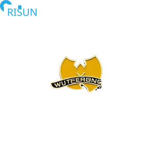 Épingles en émail <span class=keywords><strong>Wu</strong></span>-<span class=keywords><strong>Tang</strong></span> Clan en gros, pas chères, broche de groupe de musique, badge hip-hop rap des années 90, logo personnalisé, épingles en émail de guitare et de piano - Product Image 2