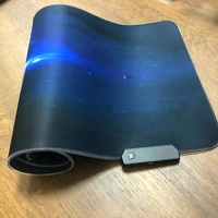Tapis de souris LED lumineux personnalisé de haute qualité XXL, grand format, antidérapant, RGB