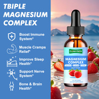Gouttes de liquide complexe de magnésium OEM ODM en gros avec L-théanine Favoriser la relaxation globale et les gouttes de liquide de digestion
