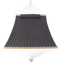Hamac double taille de barre en bois d'épandeur de couleur unie de haute qualité pour hamac matelassé de camping extérieur et intérieur