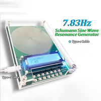 Pulse Sine Wave With Acrylic Shell 7.83HZ 0.01H-100KH Schumann Resonance Generator 3.5MM Audio Frequency Saved When Power OFF