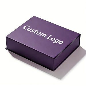 קופסת מתנה מגנטית שחורה יוקרתית, אריזת קופסה מגנטית בהתאמה אישית למתנות יוקרתיות - Product Image 4