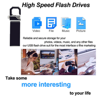 Clé USB Métallique Personnalisable avec Logo, Clé USB Flash en Forme de Porte-clés, Mini Clé USB 2 Go-512 Go, Prix de Gros, Clé USB 100% Originale