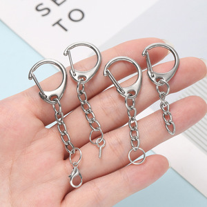Anneau en D en alliage, crochet porte-clés, chaîne métallique, accessoires de bijoux DIY, collection Printemps 2026, origine Yiwu AC4758 - Product Image 4