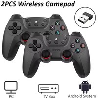 Control de Juego Inalámbrico SW057 con Motor de Vibración para PC, Smart TV Box - Joystick