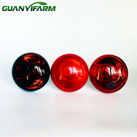 Lampe chauffante infrarouge rouge haute intensité 250W 120V E27 étanche pour l'élevage de volailles et l'alimentation en chaleur des animaux de ferme