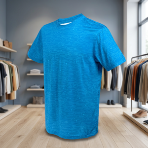 เสื้อกอล์ฟและพิคเคิลบอลสำหรับผู้ชาย-โพลีเอสเตอร์ 100% แห้งเร็ว พิมพ์ลายแบบซับลิเมชั่น คอกลม แขนสั้น เสื้อกีฬา - Product Image 3