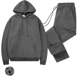 Conjunto Deportivo Unisex GURUNA-Z-INDUSTRY de Algodón Negro, Sudadera con Capucha y Pantalones con Cordón, Estilo Casual para Otoño, Largo Completo - Product Image 4