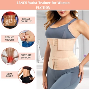 Ceinture de soutien pour le dos des femmes post-partum Ceinture de récupération <span class=keywords><strong>du</strong></span> <span class=keywords><strong>ventre</strong></span> en latex Entraîneur de taille amincissant pour le <span class=keywords><strong>ventre</strong></span> avec crochet - Product Image 2