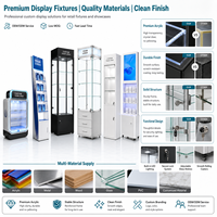 Vitrine de pharmacie pour stylos à insuline, présentoir pour flacons de peptides avec logo personnalisé et éclairage LED