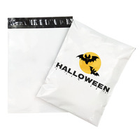 RONGWEN Vente en gros de sacs d'expédition en polyéthylène rembourrés personnalisés avec logo, enveloppes noires de Noël pour l'emballage de cadeaux