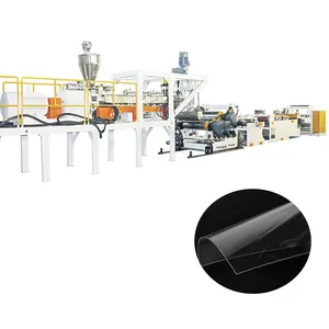 Polycarbonat-Kunststoffblech-Roll-Extrusionsmaschine PP-PET-PC-Transparentesche Blechtextrusion zum Verkauf