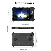Dispositivo de Reconocimiento Facial y Lector de Huellas Dactilares Tendcent F819 con Pantalla Táctil IPS de 8 Pulgadas, Compatible con WiFi de Doble Banda 2.4G/5G