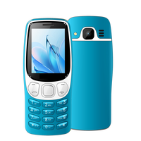 Teléfono Móvil Clásico 3210 (2024) 2G, Pantalla de 1.77 Pulgadas, Batería de 1500 mAh, Teclado Qwerty para Juegos, Doble SIM, Español, Alemán