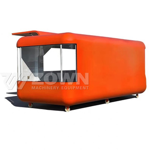 Compact Outdoor Vending Food <b>Cart</b>, Space Saving Concession <b>Cart</b> for Plaza Operation - Product Image 4