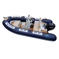 Bateau pneumatique semi-rigide Orca Hypalon de 3,6 m, mini-bateau de luxe, yacht