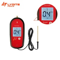 Arıza bulma için çiftlik yüksek hassasiyetli elektrikli çit test cihazı LCD dijital voltmetre