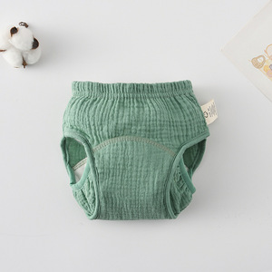 Pantalones de entrenamiento absorbentes suaves de algodón orgánico para niños pequeños para ir al baño, ropa interior de entrenamiento para bebés - Product Image 3