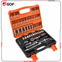 Kit de Herramientas Mecánicas de 53 Piezas con Juego de Llaves de Vaso y Carraca de 1/4 de Pulgada, Estuche de Almacenamiento para Reparación de Automóviles y Doméstica, Soporte OEM Personalizado