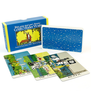 Caja con Tapa y Base para Cartas de <span class=keywords><strong>Tarot</strong></span> Horizontales con Guía, Impresión Personalizada al por Mayor, Mazo de Cartas de <span class=keywords><strong>Tarot</strong></span> Personalizadas - Product Image 1