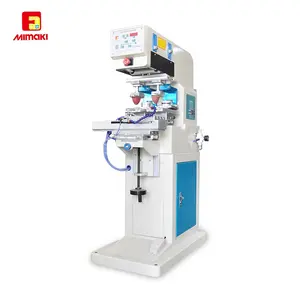 China Two color Closed Ink Cup Tampo Printing Machine for Sale