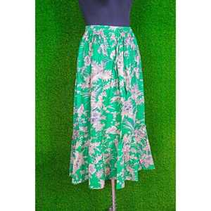 Falda Maxi de Algodón con Estampado Artesanal, Estilo Boho Floral Étnico, Falda Larga para Mujer, Talla Personalizada, Precio al por Mayor - Product Image 4