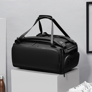 Luxury Luggage Travel Bags for Men Custom Spend the Night Duffle Bag Travel Climbing Gym <b>Backpack</b> <b>with</b> Shoes <b>Compartment</b> - Product Image 2