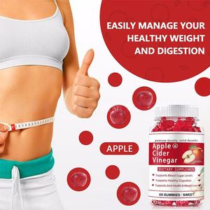 <strong>Apple</strong> Cider Vinegar Gummies 60pcs Heart Bear Shaped ACV Gummies for Weight Management - Product Image 4
