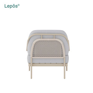Luxe Jardin Patio <span class=keywords><strong>Hôtel</strong></span> Villa En Aluminium Enduit <span class=keywords><strong>De</strong></span> Poudre Cadre Corde Tissage Extérieur Canapé Ensemble avec Doux Épais Coussins Imperméables - Product Image 6