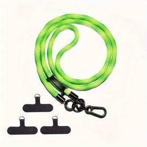 New 7mm Multifunctional Mobile Phone Crossbody Lanyard Colorful Belt Key Chain Safety Rope - Product Image 1