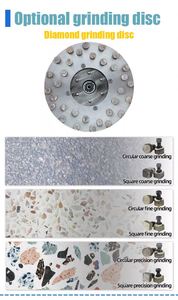 Máquina pulidora de terrazo y mármol de acero fundido de 250 mm - Product Image 5