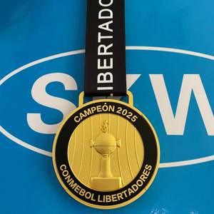 Medallas 3D de Metal Chapadas en Oro Pulido para Fútbol, para Clubes de la Serie, para el Campeón de Flamengo, Insignias Conmemorativas UV - Product Image 6