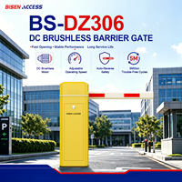 Barrière de parking intelligente à commande électrique à distance Bisen BS-306, 24V DC, moteur sans balais