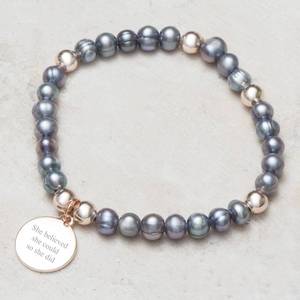 De acero inoxidable de alto pulido bola de oro con cuentas <span class=keywords><strong>pulsera</strong></span> de la boda <span class=keywords><strong>novia</strong></span> - Product Image 4