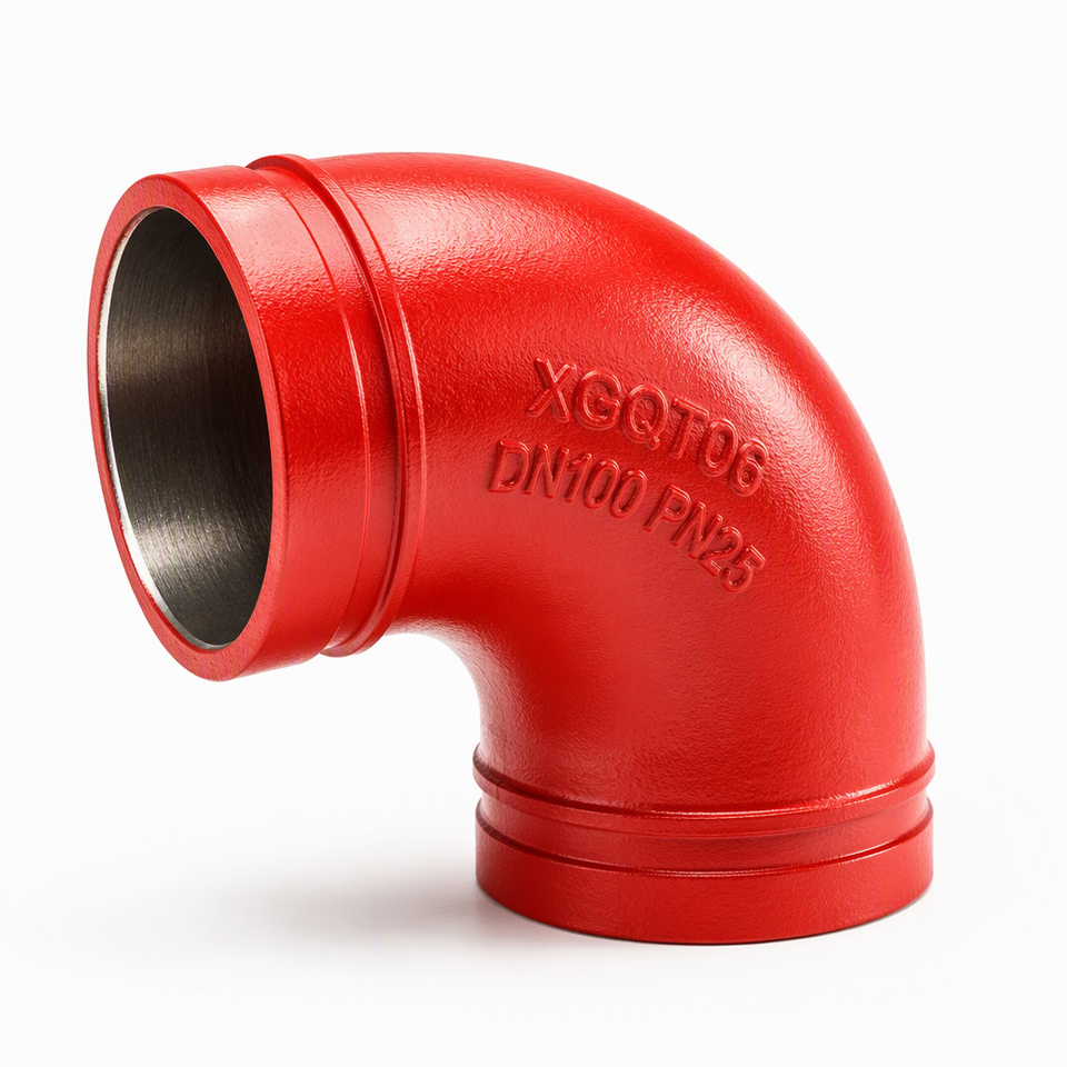 Ductile Iron Elbow Pipe Fitting High Pressure Casting Smooth Surface 1 ...
