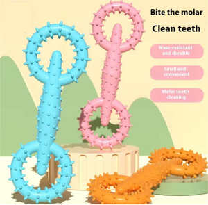 भोजन ग्रेड कुत्ते चउ खिलौना टूथब्रश छड़ी मोलर दांतों की सफाई पिल्ले और वयस्क कुत्तों के लिए दंत स्वास्थ्य देखभाल - Product Image 5