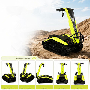 Véhicule électrique à chenilles, <span class=keywords><strong>batterie</strong></span> lithium 72V 45Ah, <span class=keywords><strong>motoneige</strong></span> ETV 6KW, snowboard pliable ETV-Tank, VTT à chenilles type stand-up - Product Image 5