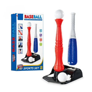 Jinying - Juego de Béisbol Educativo de Plástico, Máquina Lanza Bolas, Bate de Béisbol, Juguete Deportivo para Exteriores, Juego de T-Ball, Juguetes de Béisbol para Niños - Product Image 6
