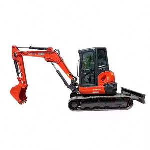 Miniexcavadora Kubota Kx163 de 5.6 Toneladas, Excavadora Hidráulica de Cadenas Original de Segunda Mano en Venta - Product Image 1