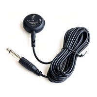 Adeline AD-35 Capteur de contact piézoélectrique en métal sans perçage pour guitare, ukulélé, violon, guzheng, erhu, kalimba