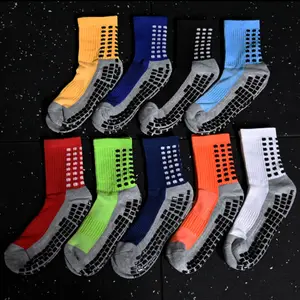 Custom Designer Fussball socken Cheap Wholesales Anti Slip Medias Socks Sports Football Grip Socks Soccer