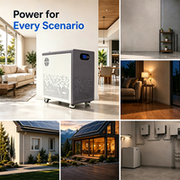 Batterie de stockage au lithium LiFePO4 mobile de type plancher 32KWH 30KWH 51.2V 48V 628Ah à décharge profonde pour la couverture des charges quotidiennes en cas de panne de réseau