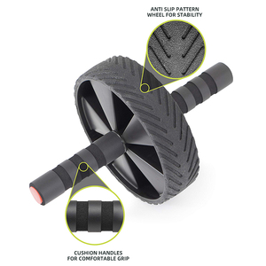 Mkas tùy chỉnh bán buôn cơ bắp tập thể dục tăng cường Ab bánh xe với thoải mái grip xử lý Con lăn đào tạo thiết lập cho Ab bánh xe - Product Image 2