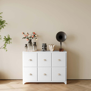 Dopamine Enhancing Dresser Storage Cabinet American Retro Style Bedroom Living Room Wall Mounted Drawer Cabinet - Product Image 2