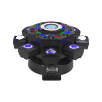 Système d'éclairage de scène LED mobile à 8 bras MOKE, RGBW DMX Laser Pro, pour club, fête, KTV, bar, discothèque