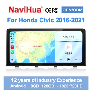 Navihua for Honda CIVIC 2016-2021 New Android Car Radio GPS Navigation Multimedia Stereo DSP Wireless Carplay <b>Auto</b> Head Unit - Product Image 2