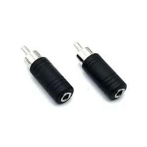 Los fabricantes profesionales puede personalizar enchufe RCA a adaptador Jack 3,5mm