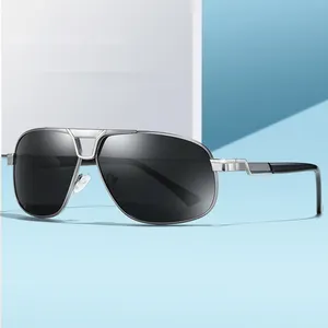 2023 Polarized driving oval day and night metal fashion sunglasses wholesale women men eyewear shade sun glasses custom goggles
